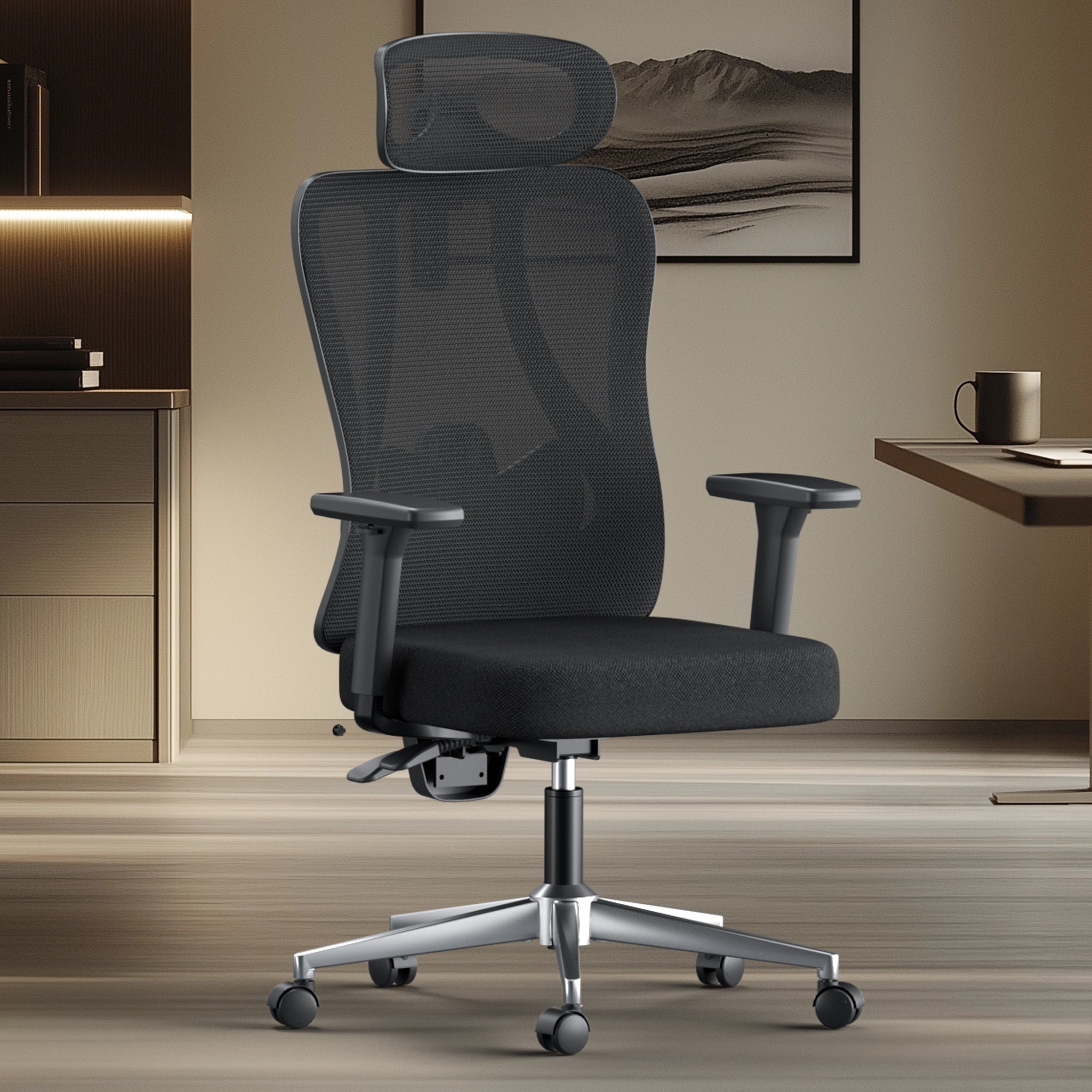 HBADA P3 Ergonomic Chair without Footrest black