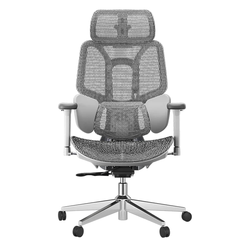 HBADA E3 Air Ergonomic Office Chair without footrest gray front~0