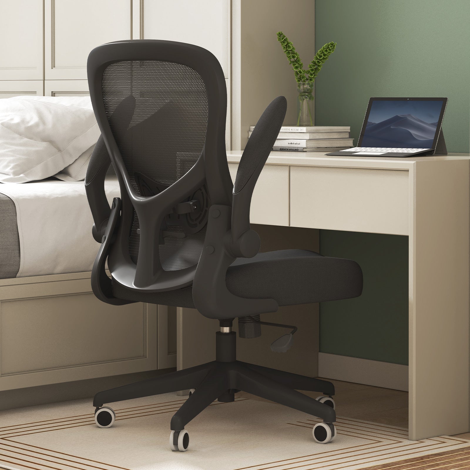 HBADA Butterfly Office Chair-J3 black in room