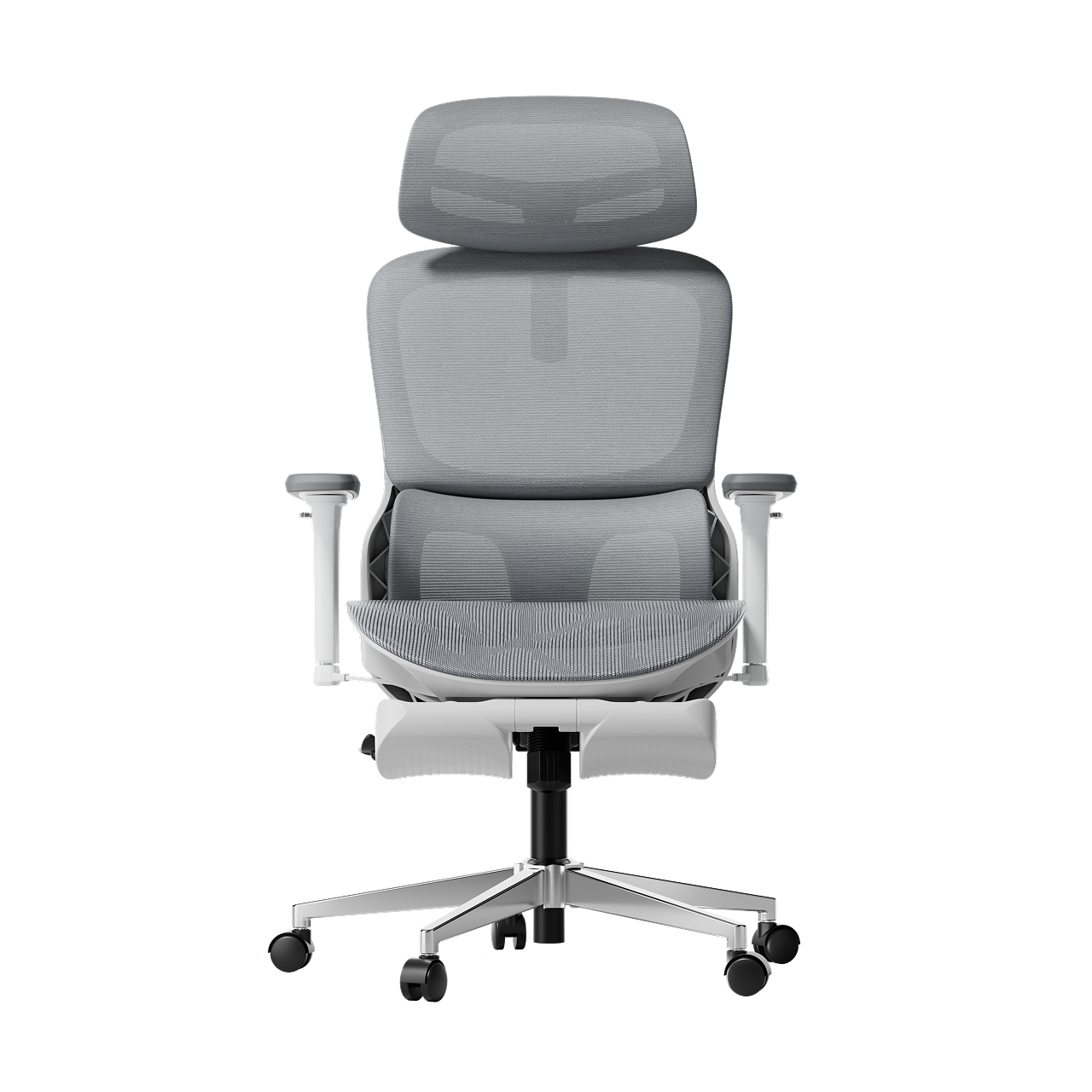 HBADA P2 Office Chair, Desk Chair with Adjustable Lumbar Support-Gray