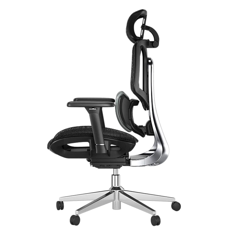HBADA E3 Air Ergonomic Office Chair without footrest black left