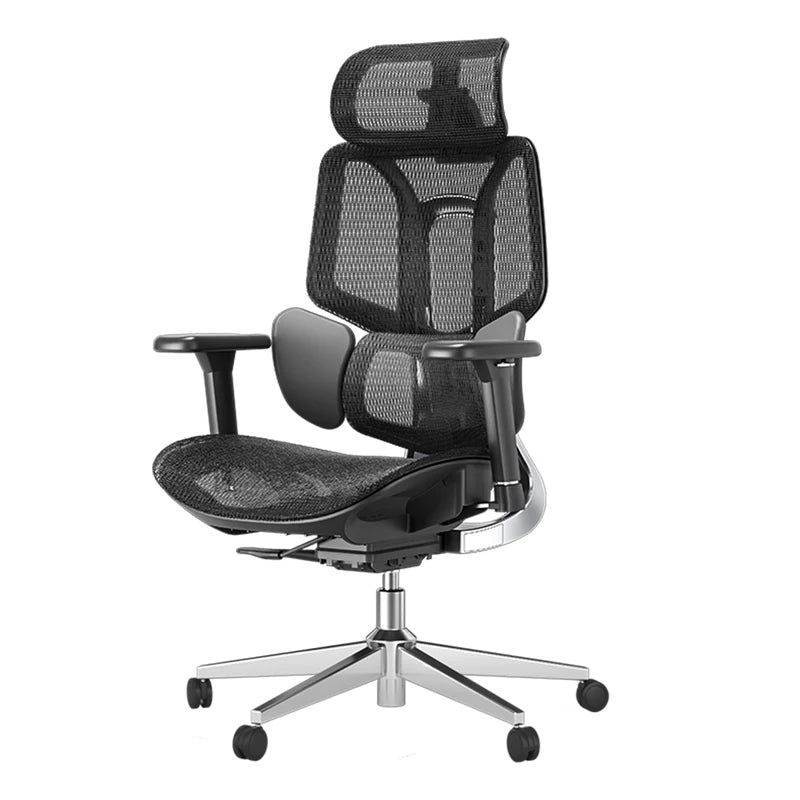 HBADA E3 Air Ergonomic Office Chair without footrest black slightly left~1
