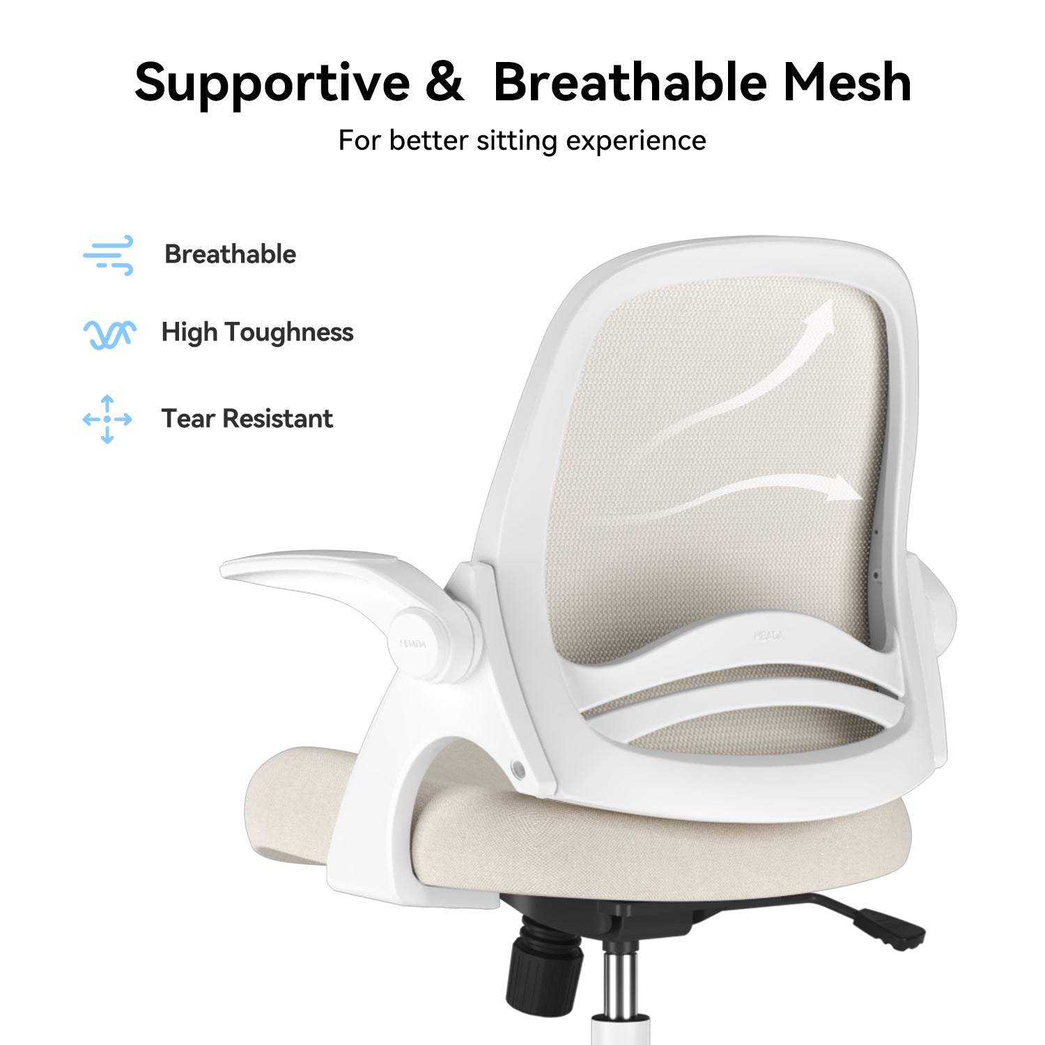 HBADA Penguin-inspired Office Chair-J1 gray mesh