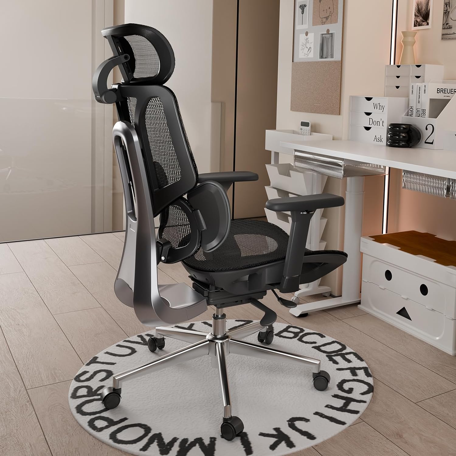 HBADA E3 Air Ergonomic Office Chair without footrest black