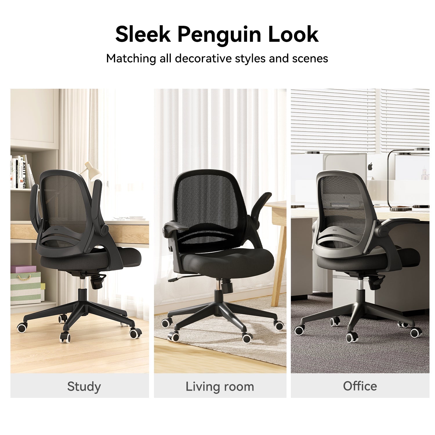 HBADA Penguin-inspired Office Chair-J1 black scenes