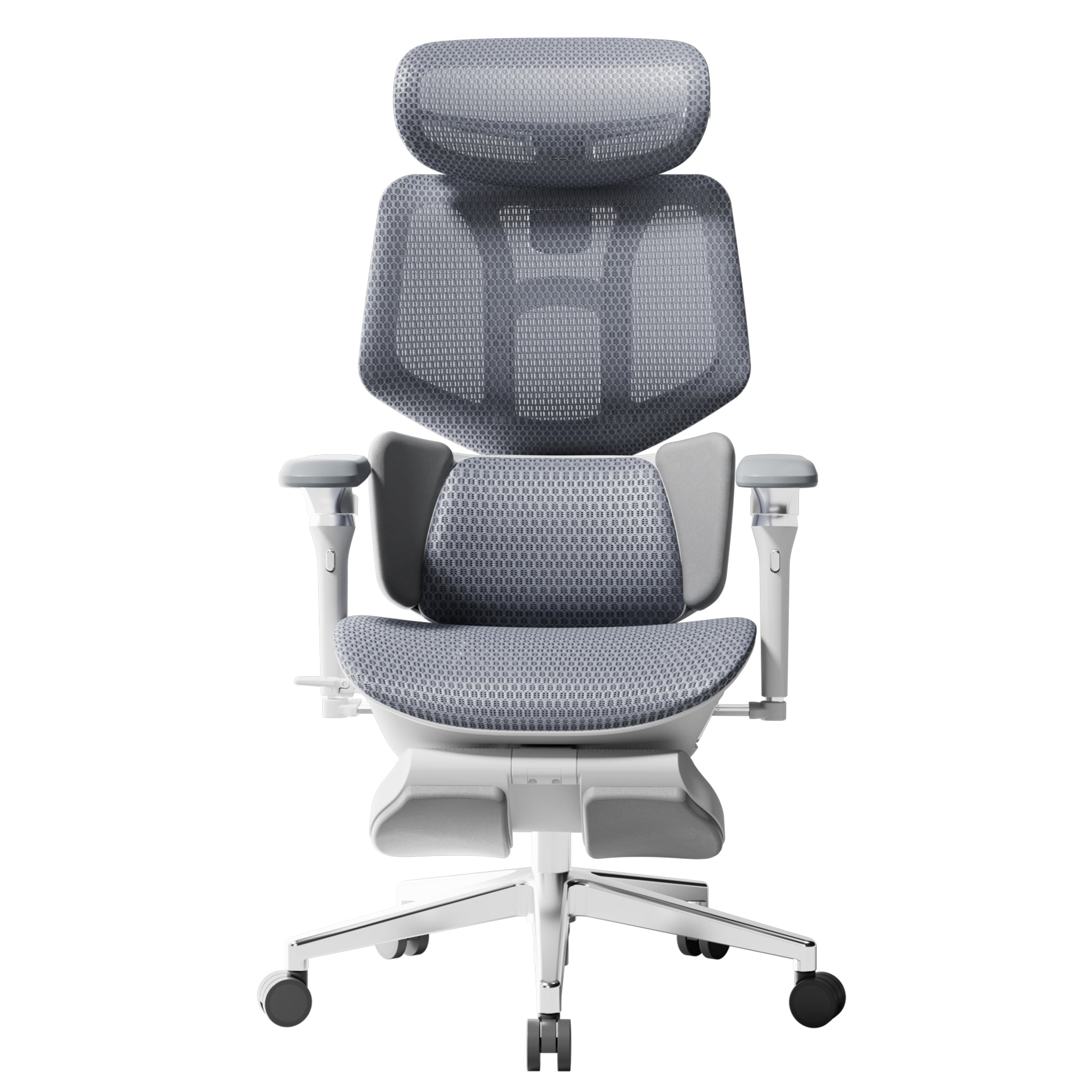Hbada X7 Smart Ergonomic Chair mesh gray front
