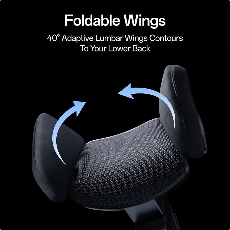 HBADA X7 Prestige dynamic lumbar support detail