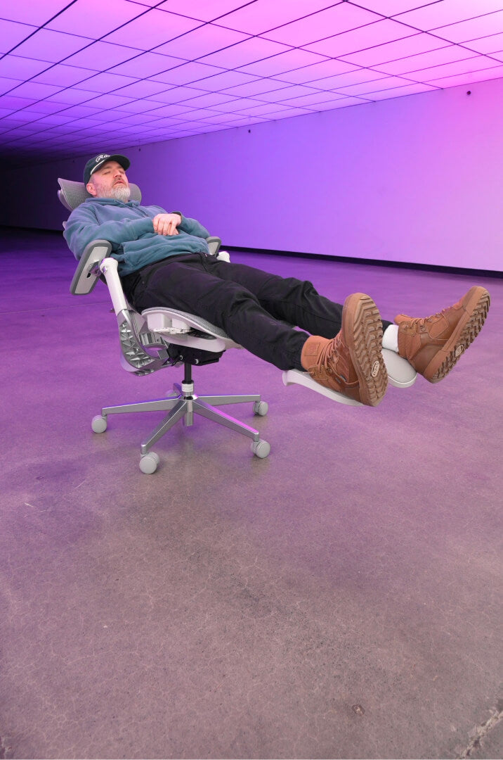 HBADA E3S ergonomic chair unboxing mobile view