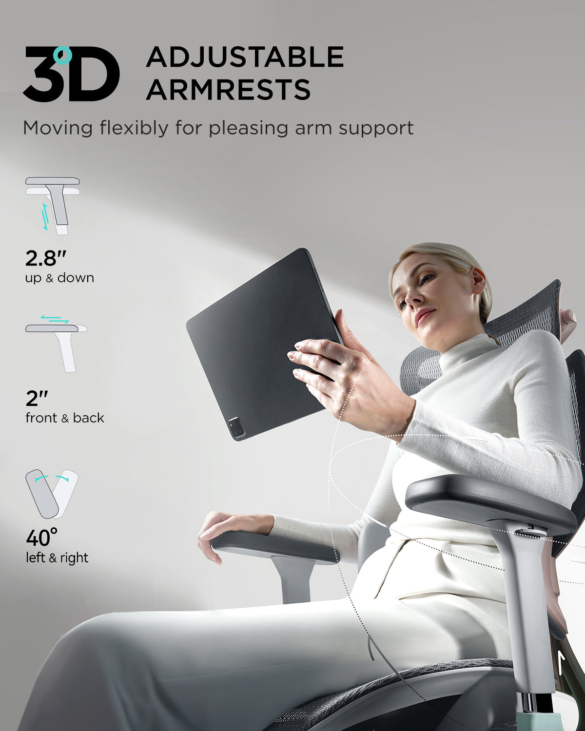 HBADA E3 Pro Ergonomic Office Chair
