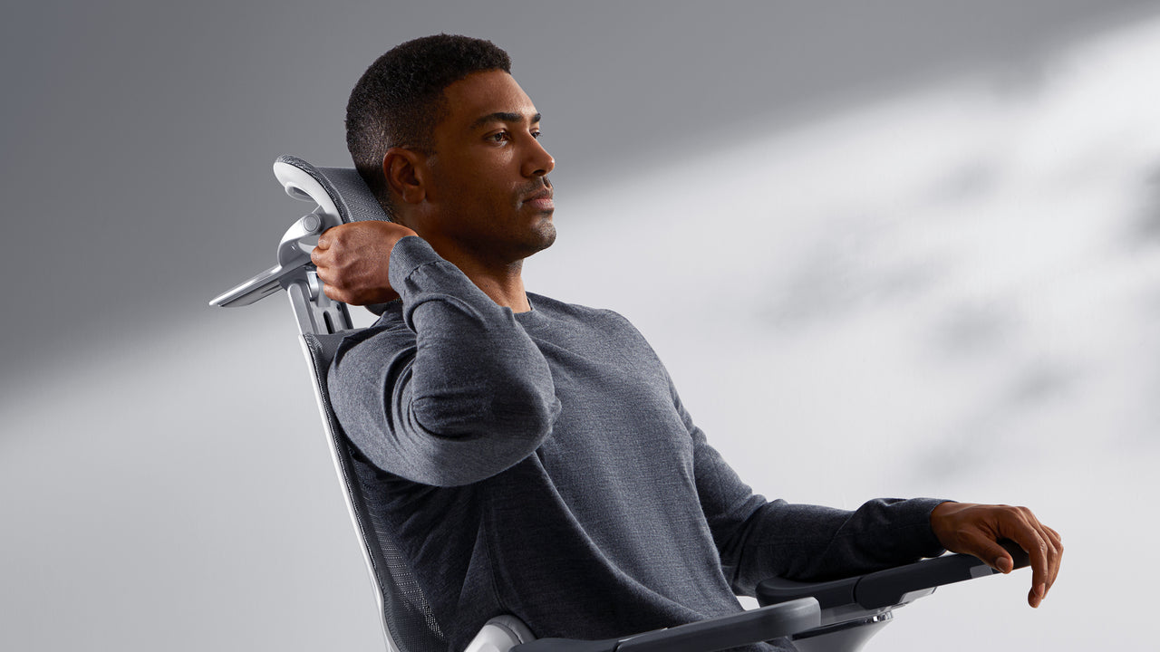 Technical detail of HBADA chair lumbar tracking system for L4-L5 spinal health.~scene