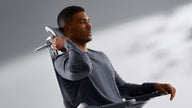 Technical detail of HBADA chair lumbar tracking system for L4-L5 spinal health.~scene