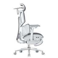 AI-driven spinal support: HBADA X7 2026 Edition Gray featuring bio-synchronized mechanical linkages.~0-0