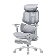 Best AI smart chair for back pain: HBADA X7 Gray with dynamic posture sensors and IGR certification.~0-0