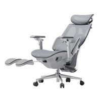 HBADA X7 Smart Gray 140-degree deep recline with integrated massage and graphene heating technology.~0-0