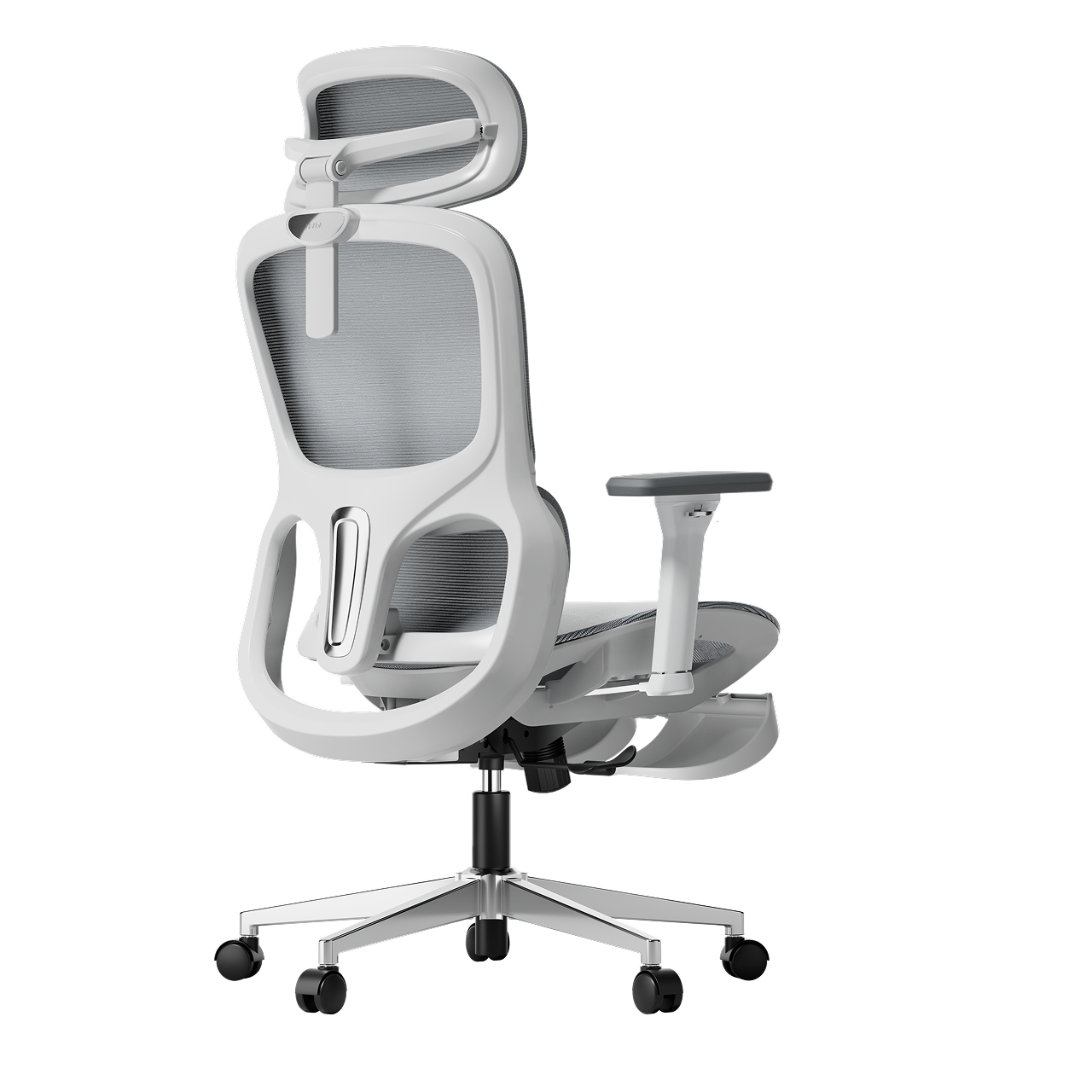 HBADA P2 Office Chair, Desk Chair with Adjustable Lumbar Support-Gray