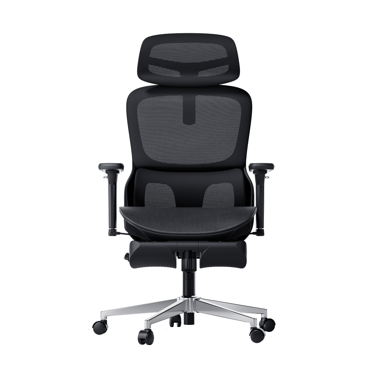 HBADA P2 Office Chair, Desk Chair with Adjustable Lumbar Support-Black