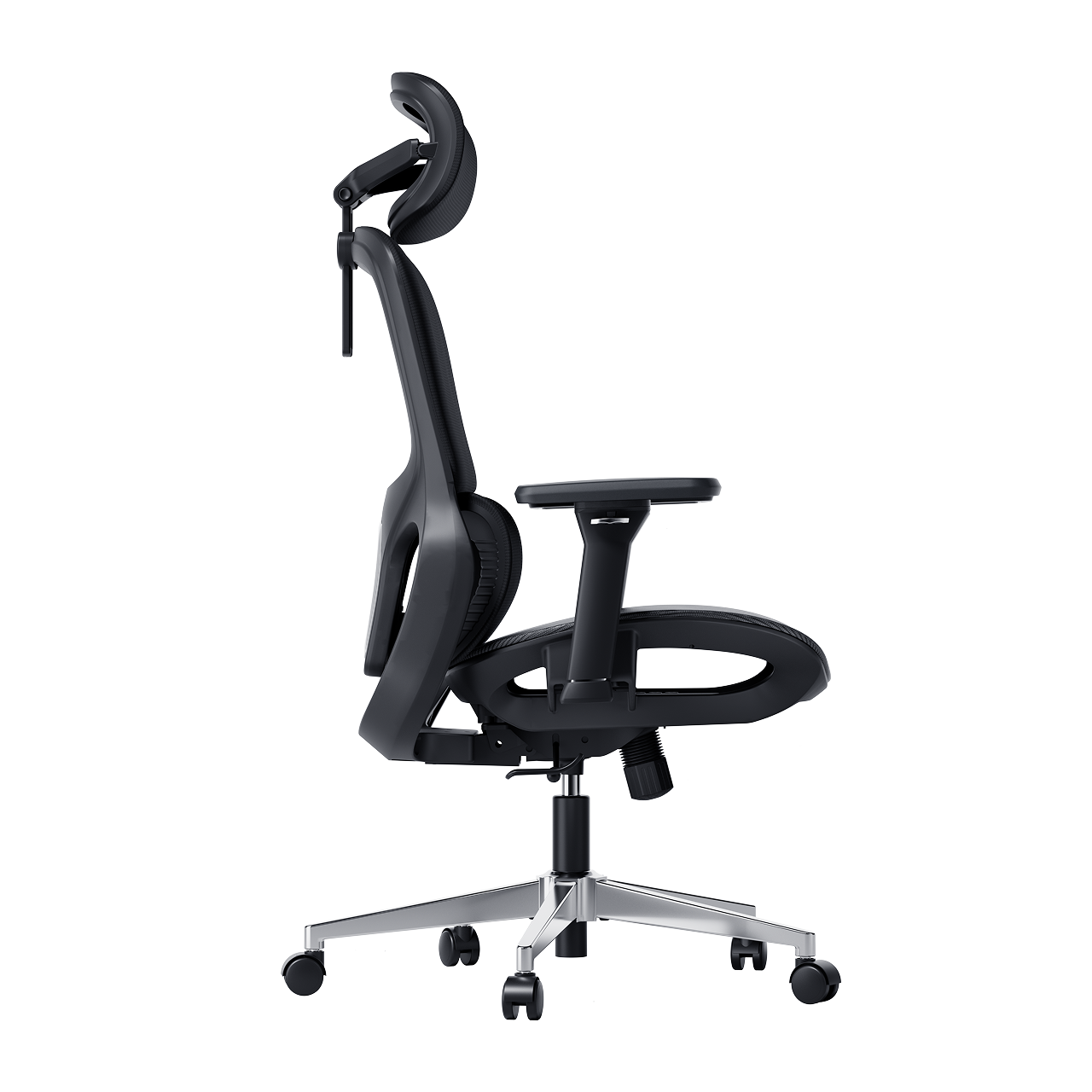 HBADA P2 Office Chair, Desk Chair with Adjustable Lumbar Support-Black