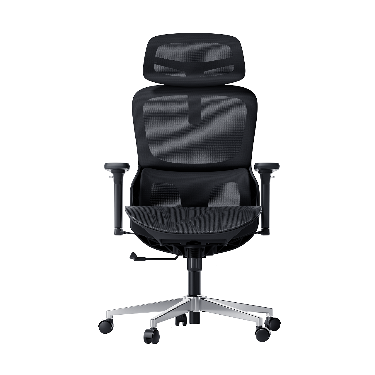 HBADA P2 Office Chair, Desk Chair with Adjustable Lumbar Support-Black