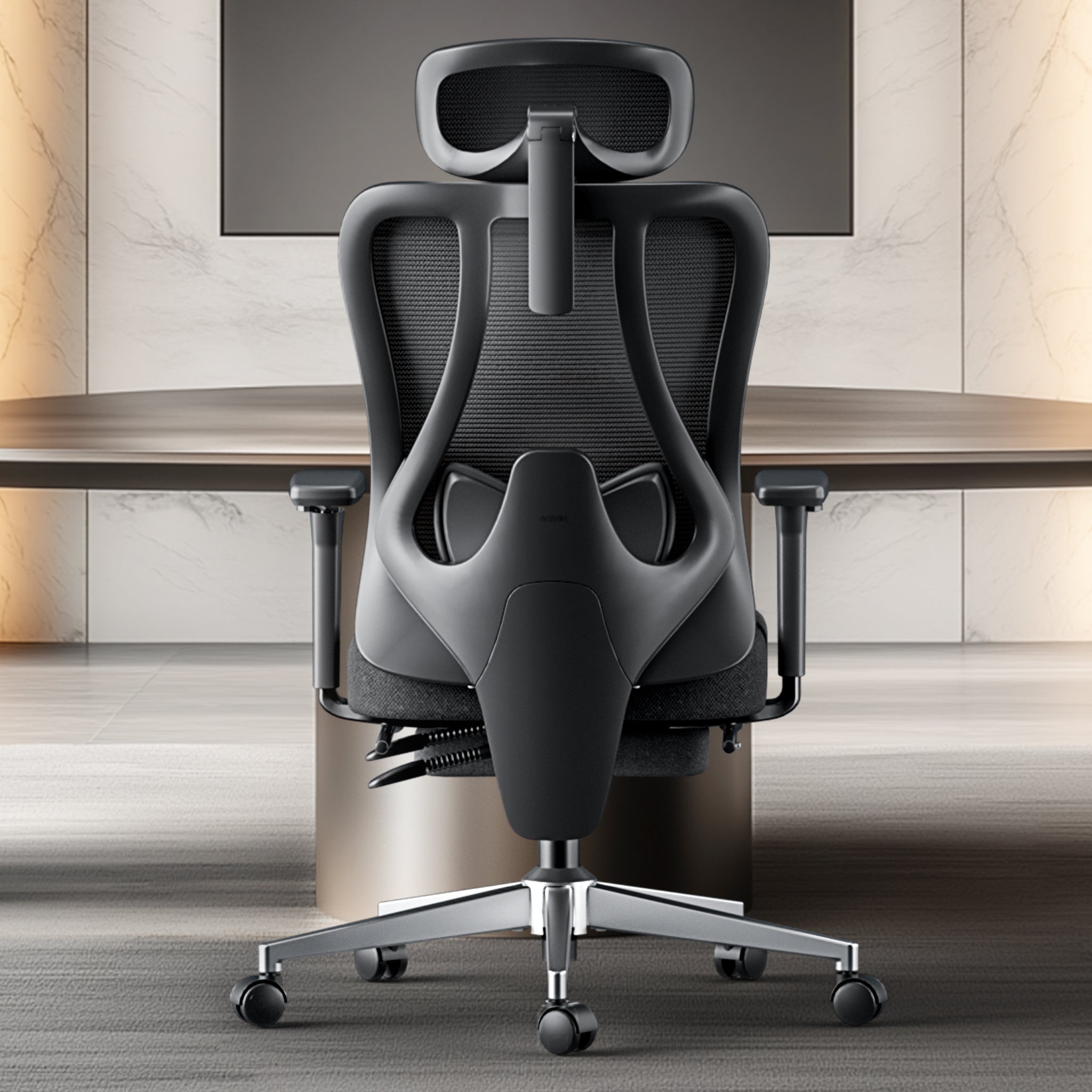 Chaise ergonomique HBADA P3 avec repose-pieds
