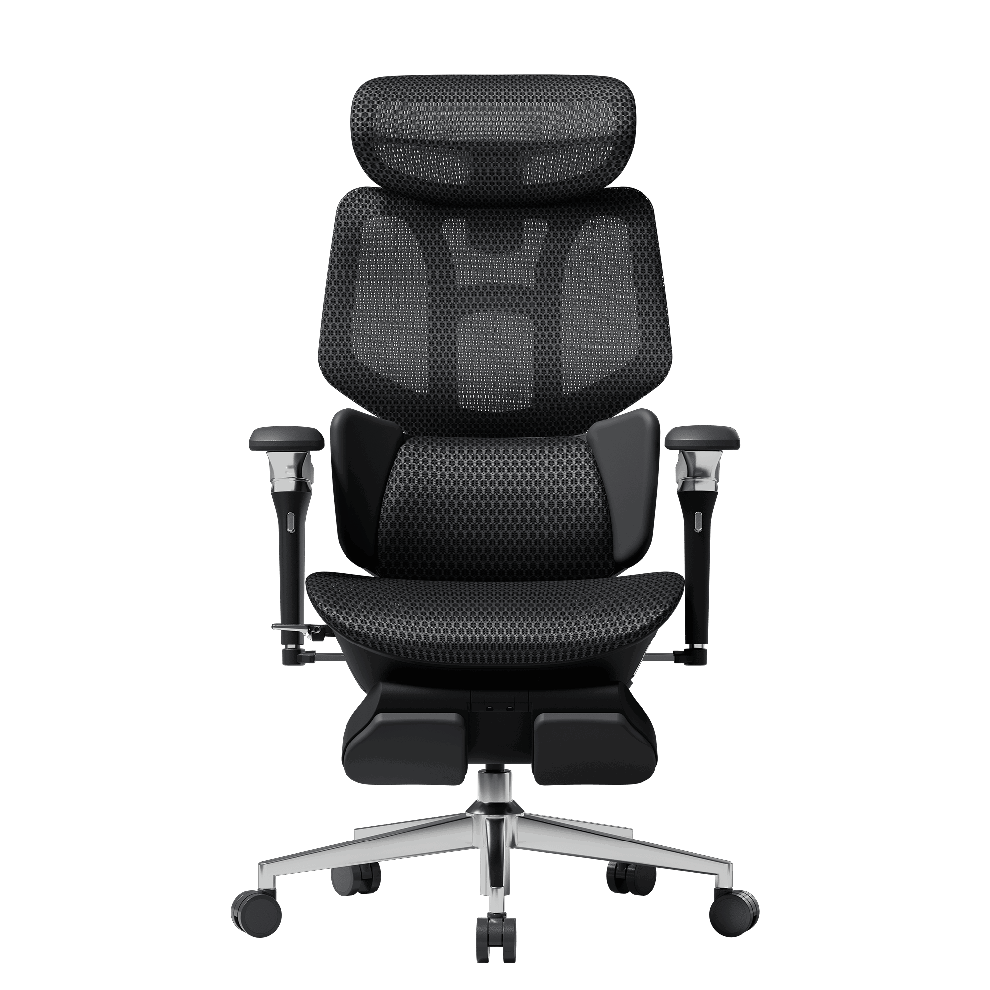 HBADA X7 Smart Ergonomic Chair Black: Professional high-end seating for 12-hour high-intensity workdays.~1