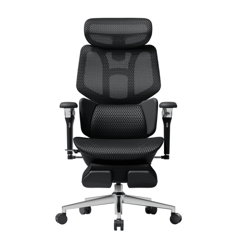 HBADA X7 Smart Ergonomic Chair Black: Professional high-end seating for 12-hour high-intensity workdays.~1