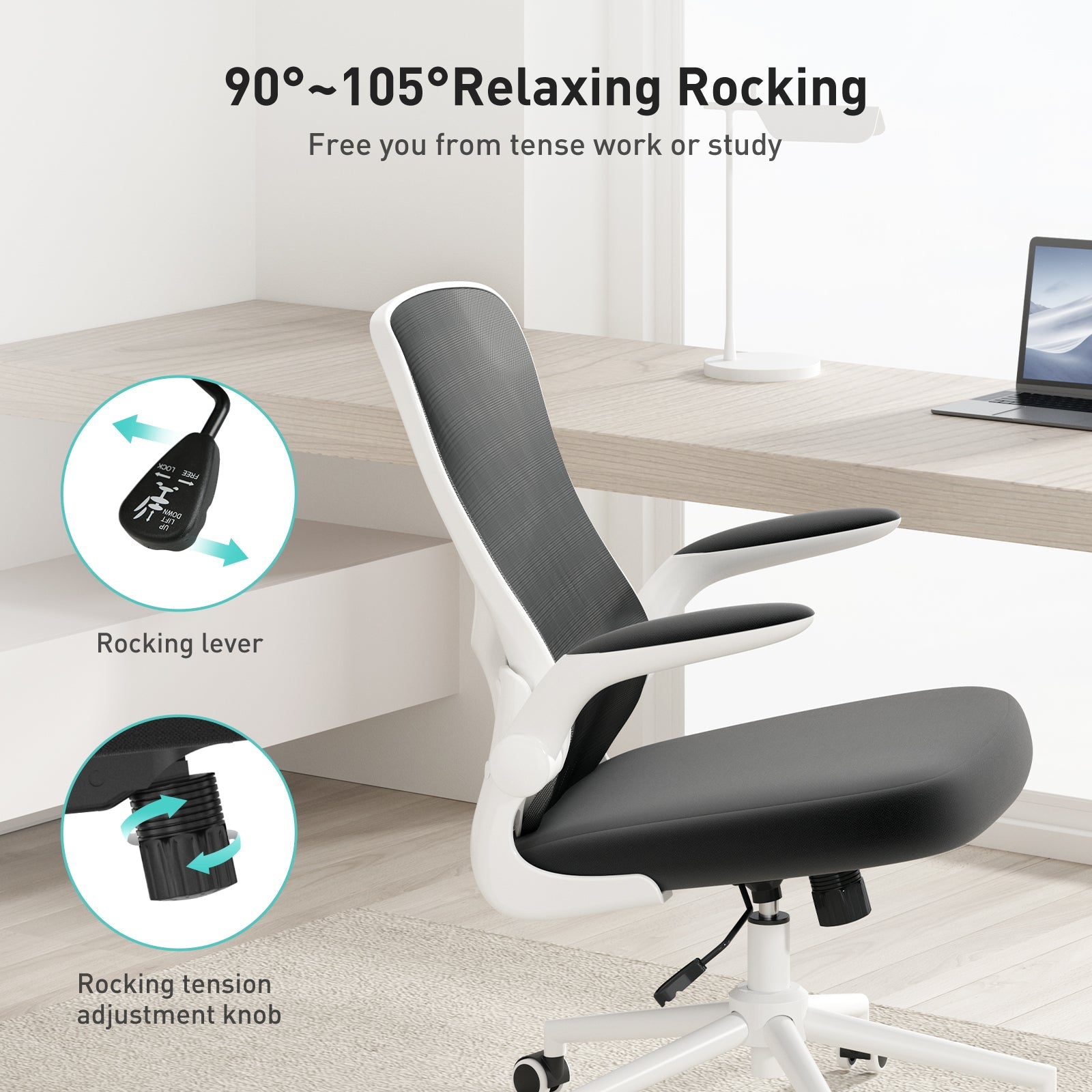 Chaise de bureau HBADA Butterfly-J3