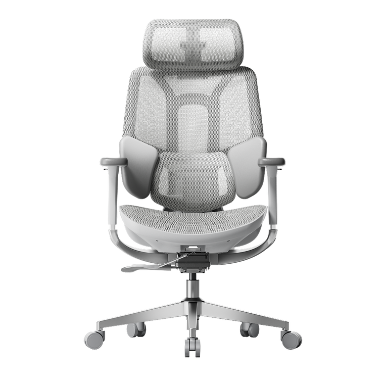 HBADA E3 Air Ergonomic Office Chair without footrest gray front~0