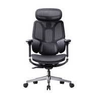 HBADA E3 Air 2026 Edition black: High-back ergonomic office chair for 8-12 hour daily use.~1-0