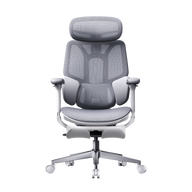 HBADA E3 Air 2026 Edition white: Best big and tall ergonomic chair for compact European workspaces.~0-1