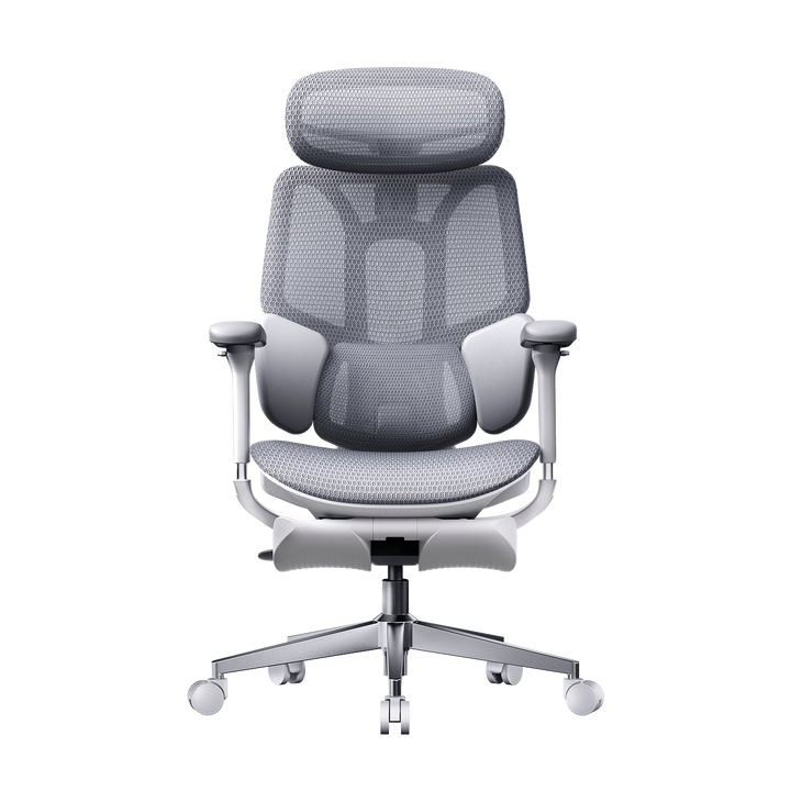 HBADA E3 Air 2026 Edition white: Best big and tall ergonomic chair for compact European workspaces.~0-1