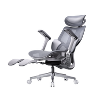 HBADA E3 Air white with footrest: 135-degree deep recline for active recovery from back pain.~0-1