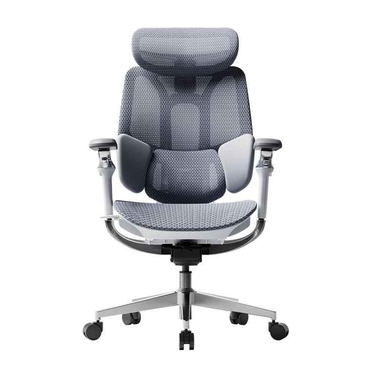 HBADA E3 Pro 2026 Edition black ergonomic office chair featuring 720-degree rotating armrests~0-1