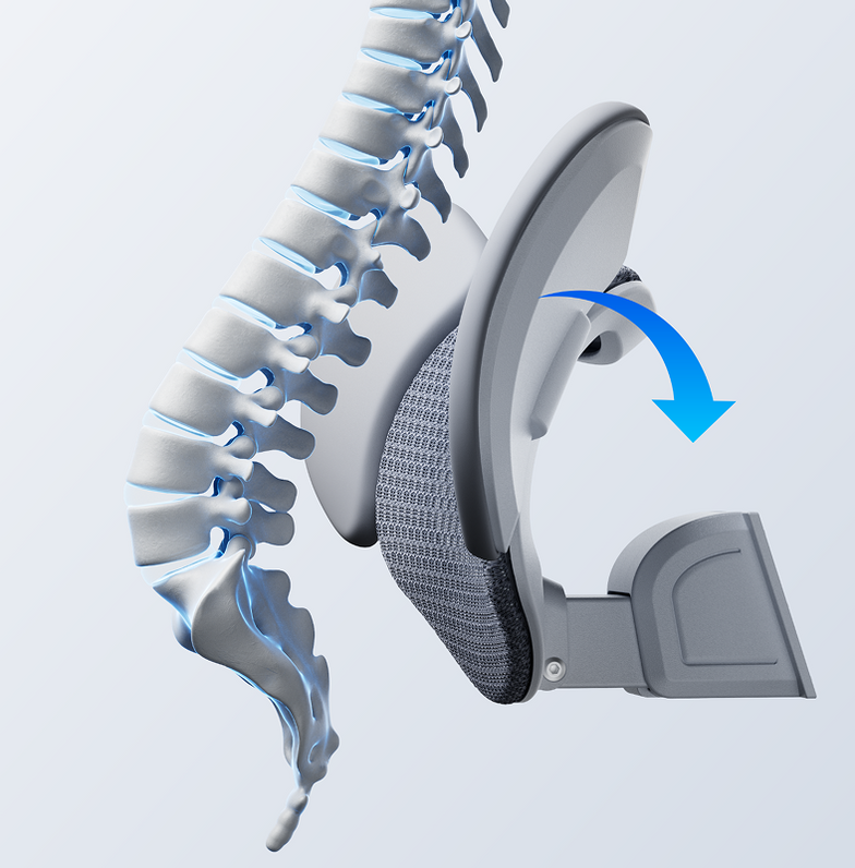 Adjustable headrest supporting the neck and head