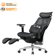 HBADA X7 Smart Ergonomic Chair Black: Professional high-end seating for 12-hour high-intensity workdays.~0-1