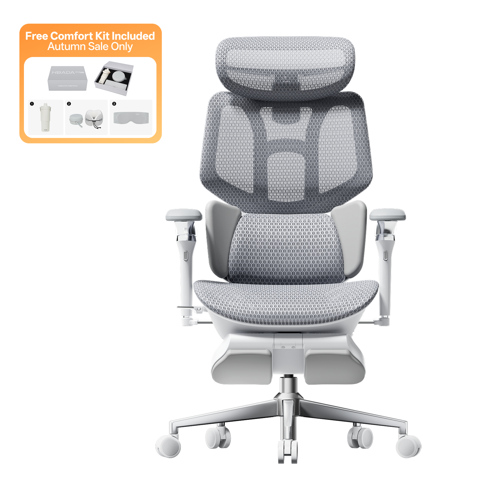 X7 Smart Ergonomic Office Chair with AI Lumbar Support