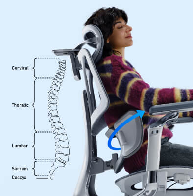 HBADA E3S 2026 4D armrest ergonomic chair