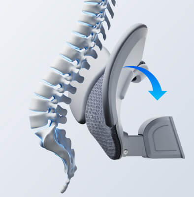 HBADA E3S 2026 AI smart lumbar ergonomic chair