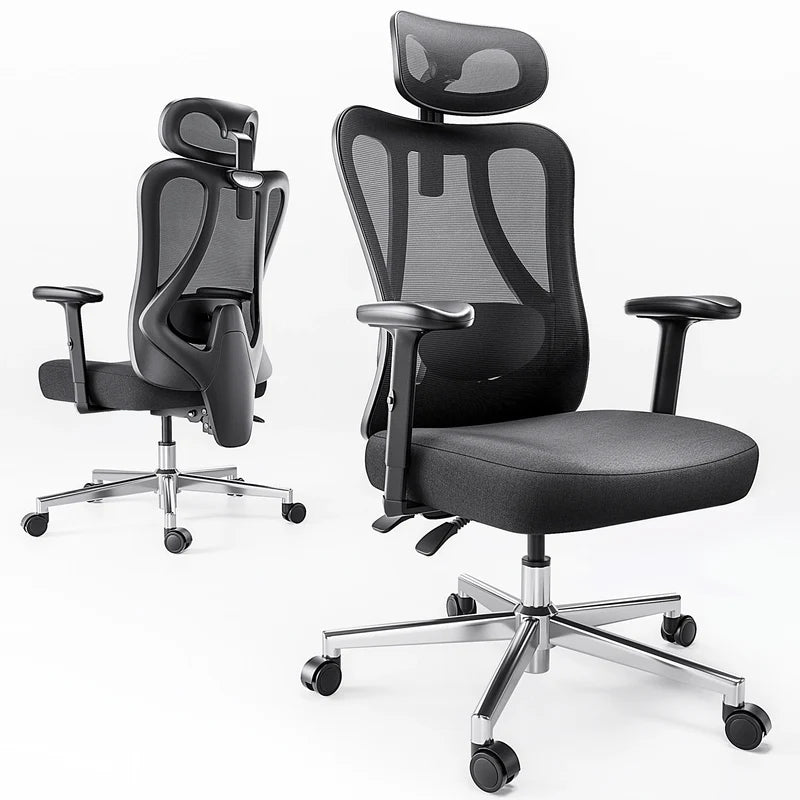 Chaise ergonomique HBADA P3 sans repose-pieds