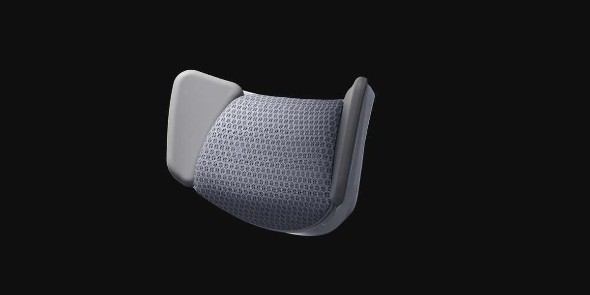 Video demo: HBADA X7 AI lumbar tracking sensors detecting posture 1,000 times per second.