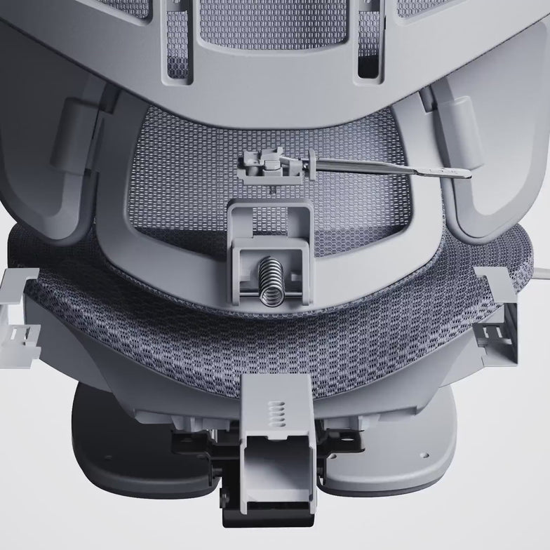 HBADA E3 Series AI ergonomic office chair product video