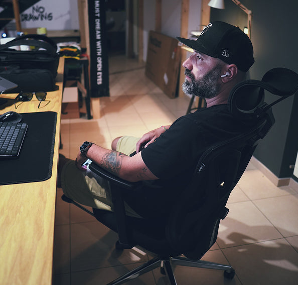 ergonomic rocking kneeling chair