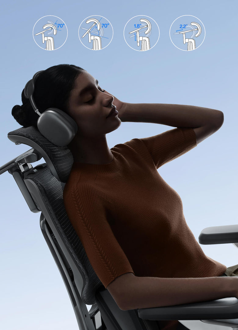 HBADA X7 Prestige adjustable seat depth and slider controls mobile layout