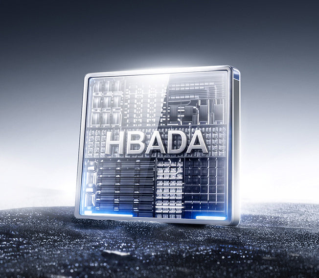 HBADA X7 Prestige black mesh ergonomic chair side profile mobile card